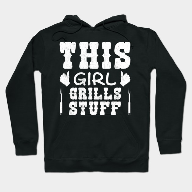 This Girl Grills Stuff Hoodie by All About Nerds